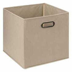 Intesi Box / Krabice do regálu 31x31cm hladký béžový tmavý