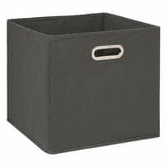 Intesi Box / Krabice do regálu 31x31cm hladký šedý tmavý