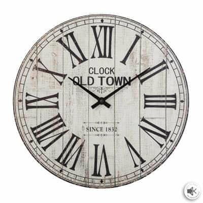 Intesi Alex 38cm vintage bílé hodiny