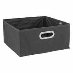 Intesi Box / Krabice do regálu 31x15cm hladký tmavě šedý