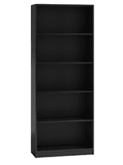 Topeshop knihovna r60 - černá