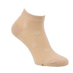 Zdravé Ponožky Zdravé ponožky dámské bavlněné vzorované elastické kotníkové ponožky 6301824 4pack, 39-42