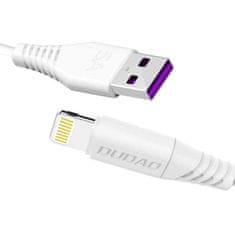 DUDAO Dudao USB / Lightning kabel 5A 1m bílý (L2L 1m bílý)