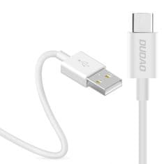 DUDAO Dudao USB / USB-C 3A kabel 1m bílý (L1T bílý)