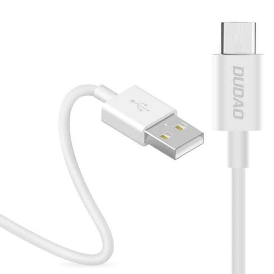 DUDAO Dudao USB / USB-C 3A kabel 1m bílý (L1T bílý)