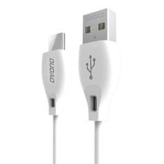 DUDAO Dudao USB-C kabel 2.1A 1m bílý (L4T 1m bílý)