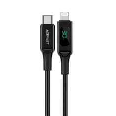 AceFast Kabel Acefast MFI USB Type C - Lightning 1,2 m, 30 W, 3A černý (C6-01 Black)