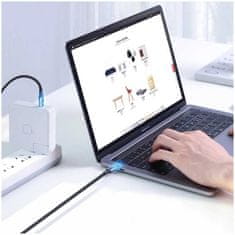 Ugreen Ugreen kabel USB typu C - USB Type C Power Delivery 100W Quick Charge FCP 5A 3m šedý (90120 US316)