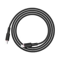 Kabel Acefast MFI USB Type C - Lightning 1,2 m, 30W, 3A černý (C2-01 black)