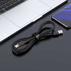 AceFast Acefast USB - kabel USB typu C 1,2 m, 3A černý (C2-04 černý)