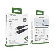Kabel Acefast MFI USB Type C - Lightning 1,2 m, 30W, 3A černý (C3-01 black)