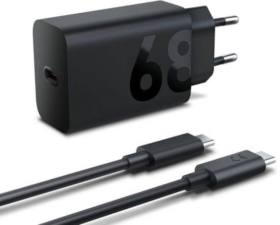 Lenovo napájecí adaptér USB-C, 68W, černá