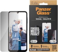 PanzerGlass ochranné sklo Privacy pro Samsung Galaxy A25 5G s instalačním rámečkem