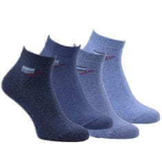 Zdravé Ponožky Zdravé ponožky pánské letní melírované ponožky s kotníkovým vzorem 7301224 4pack, 39-42