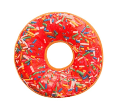 KN Donut polštář - Red sprinkles