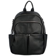 Turbo Bags Trendy dámský koženkový batůžek Zora, černá