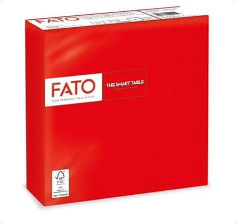Fato Ubrousky "Smart Table", červená, 1/4 skládání, 33 x 33 cm, 82621700