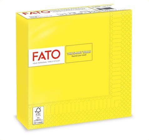 Fato Ubrousky "Smart Table", žlutá, 1/4 skládání, 33 x 33 cm, 82623000