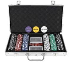 sapro Poker sada 300 žetonů v HQ kufru ISO 9554