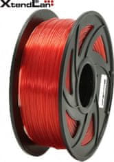 XtendLan XtendLAN PLA filament 1,75mm průhledný oranžový 1kg