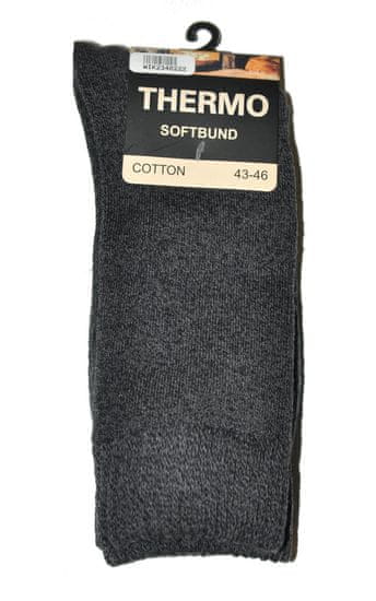 Wik 23402 černé pánské ponožky thermo Barva: černá, Velikost: 39-42