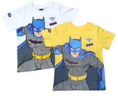 Eplusm Chlapecké tričko Batman set 2 ks 128 / 7–8 rokov Bílá