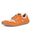 Dámské kožené barefoot tenisky G130202-3 oranžové, 37
