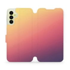 Mobiwear Flip pouzdro na mobil Samsung Galaxy A15 / A15 5G - VP66S Oranžový odstín