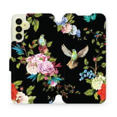 Mobiwear Flip pouzdro na mobil Samsung Galaxy A15 / A15 5G - VD09S Ptáčci a květy