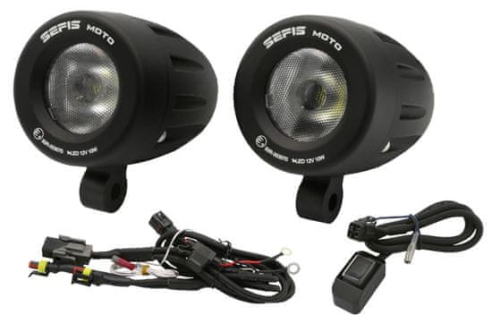SEFIS Adventure univerzální přídavná LED světla 20W s kabeláží BMW R1200GS