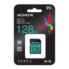 Adata Paměťová karta ADATA SDXC 128GB UHS-I U3 ASDX128GUI3V30S-R