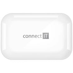 Connect IT Sluchátka do uší True Wireless SonicBass - bílá