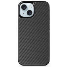 EPICO Kryt na mobil Hybrid Carbon Magnetic s MagSafe na Apple iPhone 15 Plus - černý