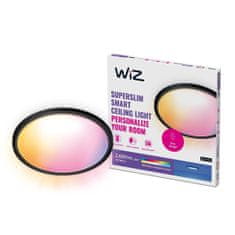 WiZ WiZ SuperSlim stropní LED svítidlo 22W 2600lm 2700-6500K RGB IP20 42cm, černé