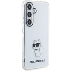 Karl Lagerfeld Originální pouzdro hardcase IML Choupette KLHCS24SHNCHTCT pro Samsung Galaxy S24 transparentní