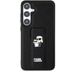 Karl Lagerfeld Originální pouzdro hardcase Gripstand Saffiano KLHCS24LGSAKCPK pro Samsung Galaxy S24 Ultra black
