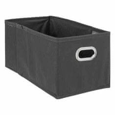 Intesi Box / Krabice do regálu 15x31cm hladký tmavě šedý