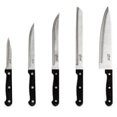 Intesi Sada 11 nožů, brousek, nůžky + dřevěný blok