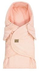 Mamitati Zavinovací deka, fusak s kapucí Little Elite, 100 x 115 cm, Andělská křídla - růžová