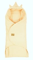 Mamitati Zavinovací deka, fusak s kapucí Little Elite, 100 x 115 cm, Kralovská koruna - pudrově růžová