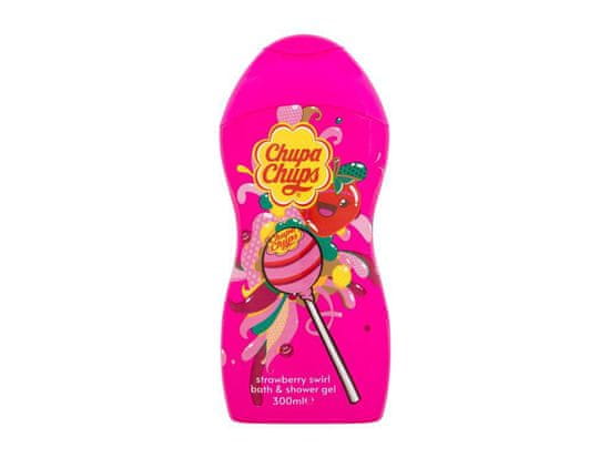 Chupa Chups 300ml bath & shower strawberry swirl