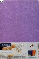 Veratex Veratex Froté prostěradlo postýlka 60x120 cm (č. 9-tm.fialová)