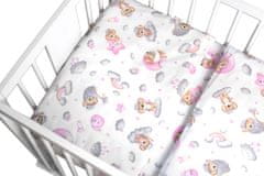 Baby Nellys Mantinel s povlečením Premium, 3D sada, Dreams Koala - růžová, 135x100, 40x60 cm