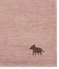 Ručně všívaný kusový koberec Asra wool pink 120x170