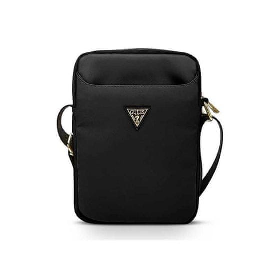 Guess Nylonová taška Guess Triangle Logo pro 10" tablet - černá