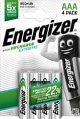 Energizer Baterie přednabité Extreme - 1,2 V, typ AAA