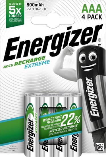 Energizer Baterie přednabité Extreme - 1,2 V, typ AAA