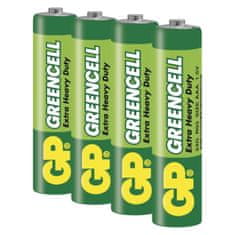 GP Baterie GREENCELL R03, typ AAA, 1,5 V, 4 ks