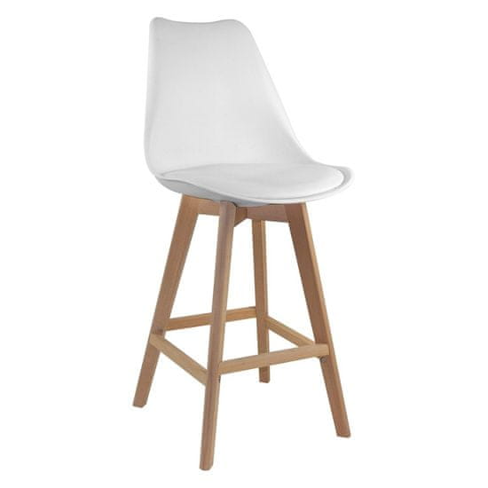 IDEA nábytek idea barová židle quatro bílá