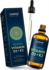 Carino® Vitamín D3 + K2 kapky v MCT oleji 50 ml